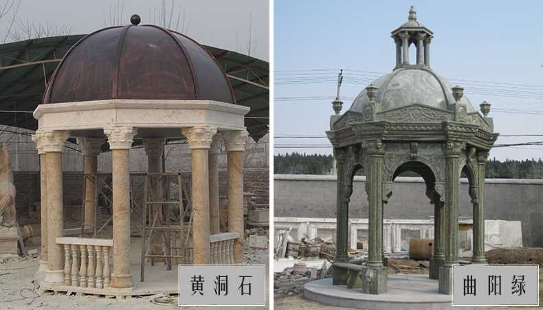 歐式景觀亭子，石雕大理石亭子，河北涼亭廠家
