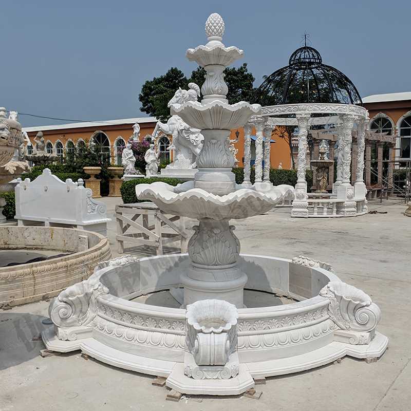 海螺大理石噴泉，海螺噴泉，大理石噴泉，石雕噴泉廠家