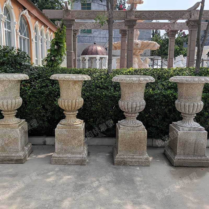 花園景觀花盆，花崗巖花盆