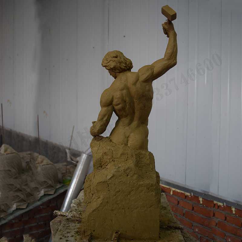 自我雕刻雕塑，雕刻自我雕塑，雕刻自己擺件